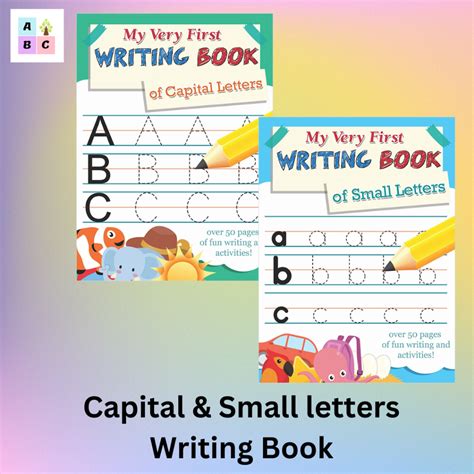 My Very First Writing Book Printed And Cursive Letters Abc Preschool