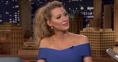 Blake Lively Talks Ryan Reynolds Sex Scenes On Jimmy Fallon Popsugar