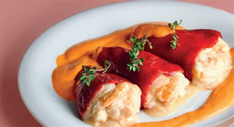 Recetas Pimientos Del Piquillo Rellenos De Merluza Y Langostinos Aptc