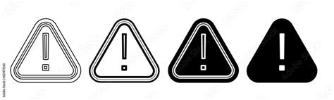 Black and white illustration of a hazard. Hazard icon collection with ...