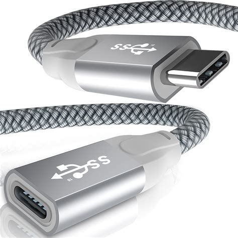 BASESAILOR Cavo Prolunga USB Tipo C 0 2M Adattatore Filo Cable Type C 3