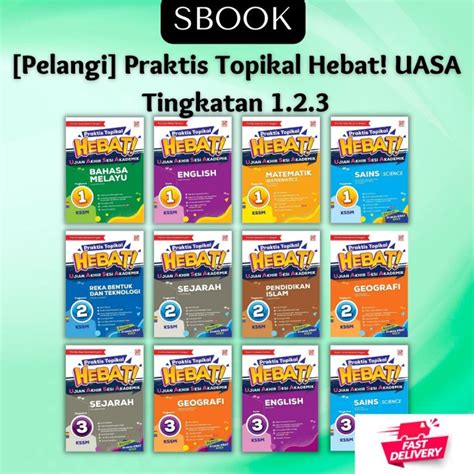 Sbook Buku Latihan Praktis Topikal Hebat Uasa Tingkatan 123 2023 Lazada