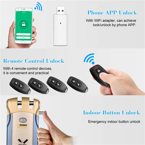 Купить WAFU HF-018W Wi-Fi умный электронный замок с дистанционным ...