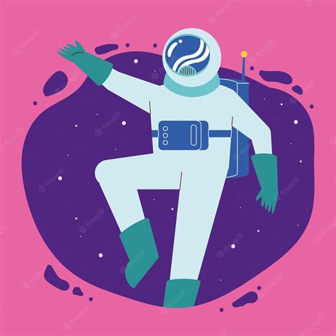 Premium Vector | Astronaut with space suit