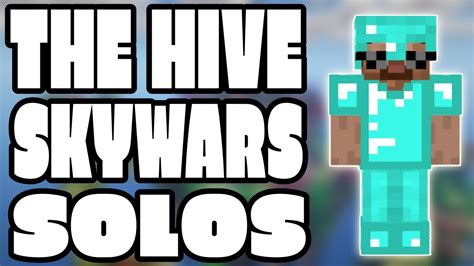 The Hive Skywars Solos Controller Gameplay Minecraft Bedrock