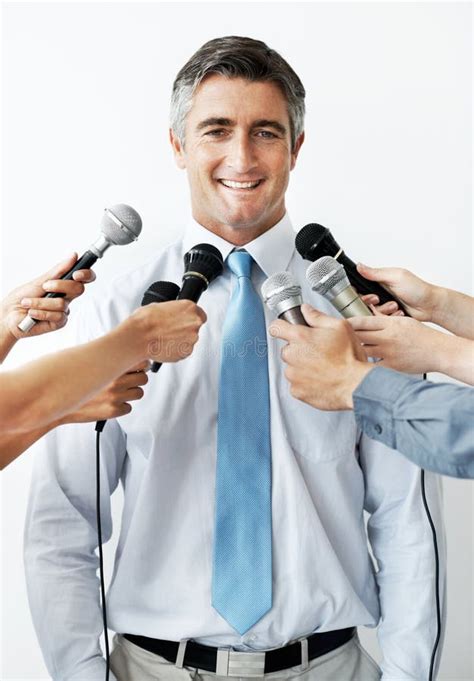 Pleased To Announce Corporate Growth Handsome Mature Businessman Being