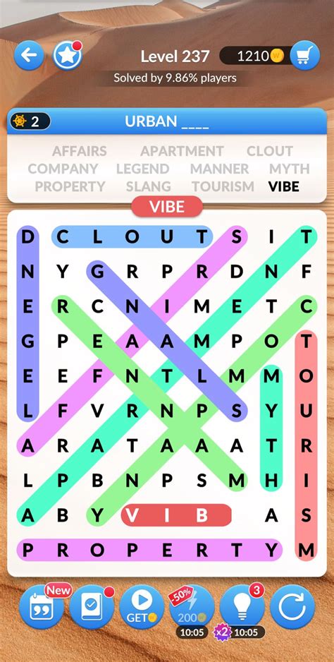 Word Search Explorer Level 237 Urban Answers Qunb