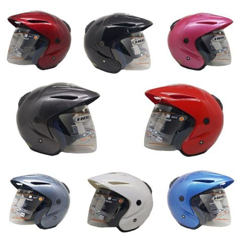 Jual Helm Ink Cx Polos Sni Dot Halfface Shopee Indonesia