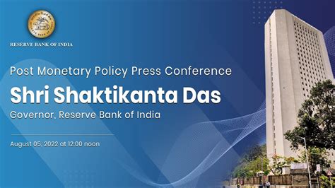 Post Monetary Policy Press Conference By Shri Shaktikanta Das Governor