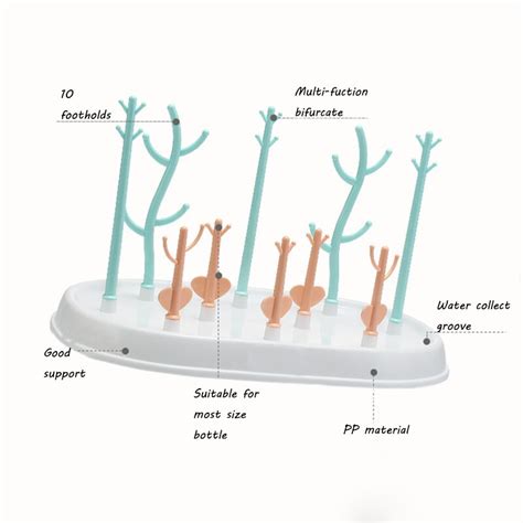 Baby Flasche Trocknen Gestell F Tterung Tassen Hal Grandado