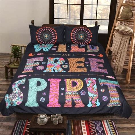 Parure de couette - Lettres colorées - Microfibre premium - 140x200cm