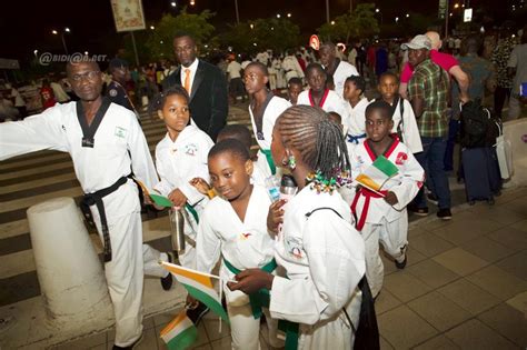 Taekwondo Accueil du champion du Monde Cisse Cheick à Abidjan