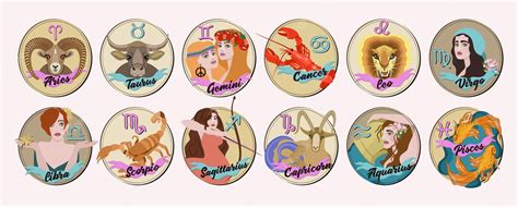 Premium Vector Vector Astrological Zodiac Signs Aries Taurus