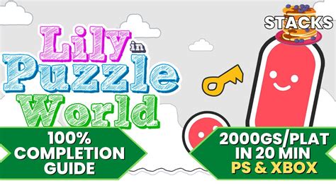 Lily In Puzzle World All 50 Stages 100 Walkthrough 3000GS Platinum