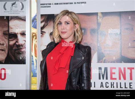 Deborah Rinaldi Red Carpet At The Cinema Adriano In Rome Of The Italian