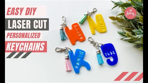 Easy Laser Cut Personalized Keychains Youtube