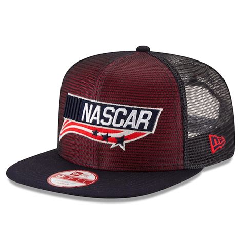 Mens Nascar New Era Black Meshed Up 9fifty Snapback Adjustable Hat