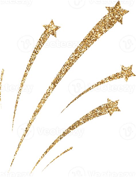 Gold Glitter Firework Explosion 38073024 Png