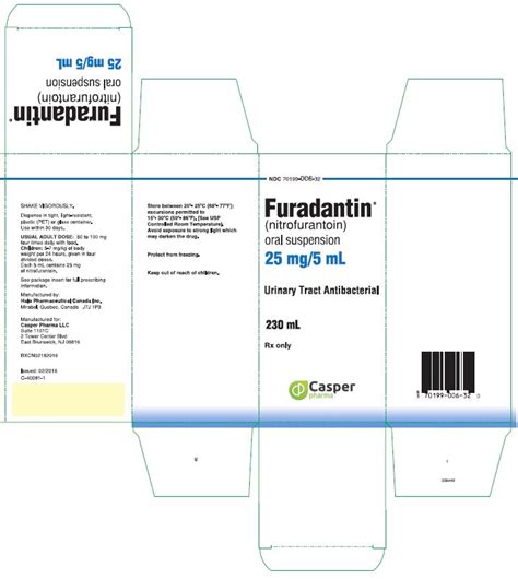 Furadantin - FDA prescribing information, side effects and uses