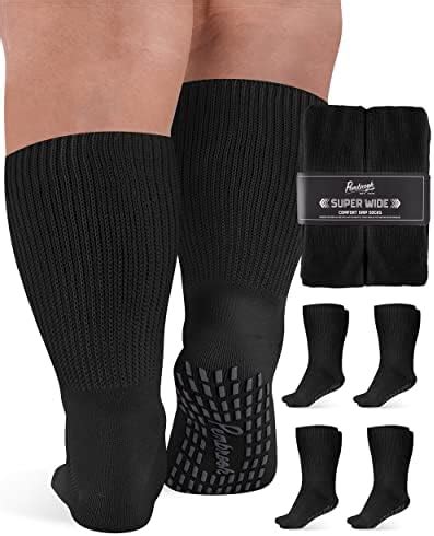 Pembrook Extra Wide Socks For Swollen Feet Pair Bariatric Socks For