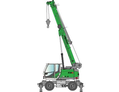 E Compact Telescopic Crane With T Load Capacity Sennebogen