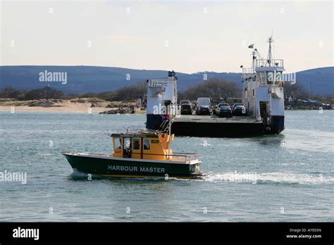 Bramble Bush Bay Chain Ferry That Crosses The Entrance To Poole Harbour