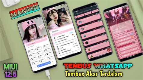 MANTAP BETULRekomendasi Tema Xiaomi MIUI 12 5 Terbaru Tembus Whatsapp