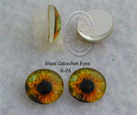 1 Pair Glass Cabochon Eyes Size 8mm 10mm 12mm 14mm 16mm 20mm Etsy
