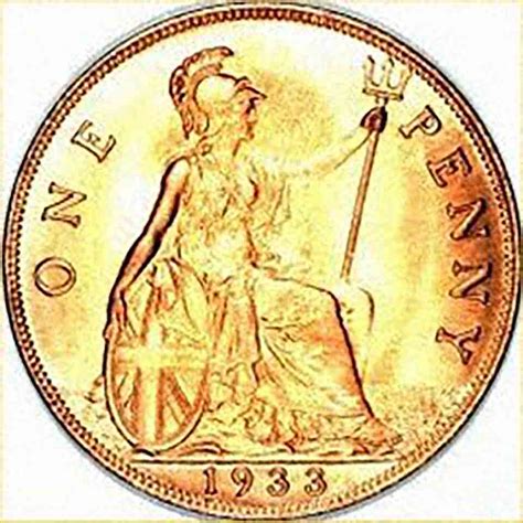 Britannia On British Coins Of George V Chards