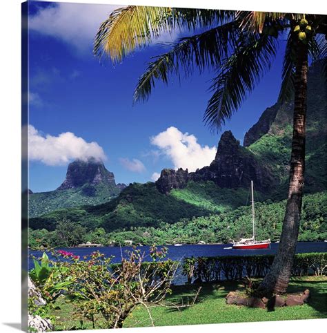 French Polynesia Moorea Tahiti Cook S Bay Club Bali Hai Hotel Wall