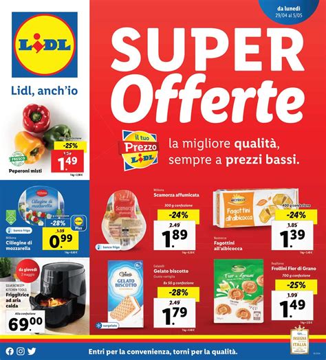 Volantino Lidl Aprile Maggio