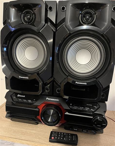 Panasonic SC AKX320 450W Audio System Black 5025232889099 EBay