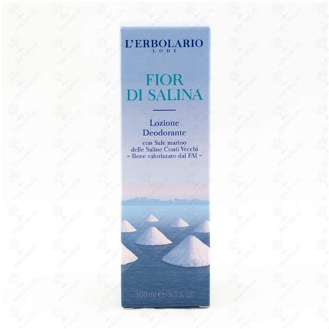 Fior Di Salina Lozione Deodorante Da Ml Erbolario Dea Salus