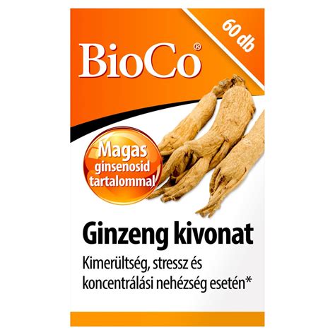 Bioco Ginzeng Kivonat Trendkieg Sz T Tabletta Db