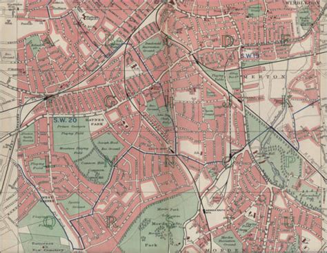 Map Of Merton London