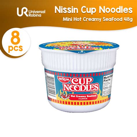 8 X Nissin Cup Noodles Mini Hot Creamy Seafood 48g Shopee Philippines