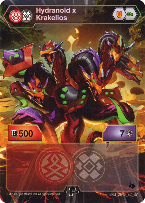 Pyrus Darkus Hydranoid X Krakelios Shields Of Vestroia Epic Character The Bakugan Wiki