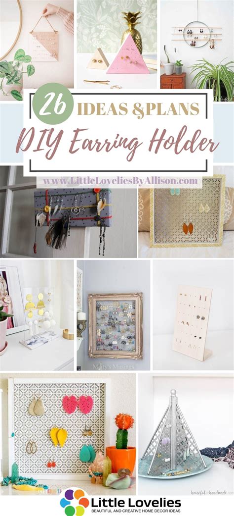 Diy Earring Holder Easy Creative Earring Storage