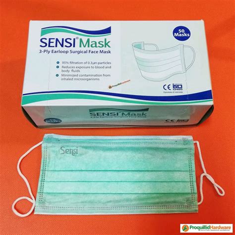 Jual Masker Sensi Earloop Ply Original Surgical Mask Sensi Medical