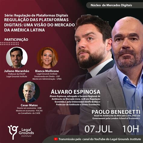 Núcleo de Mercados Digitais promove webinar sobre regulação de plataformas na América Latina