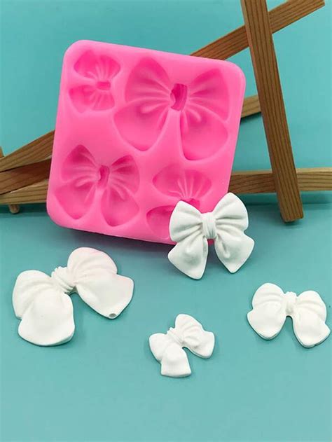 1 pièce Moule Art en résine fondant en silicone doux moule nœud mignon