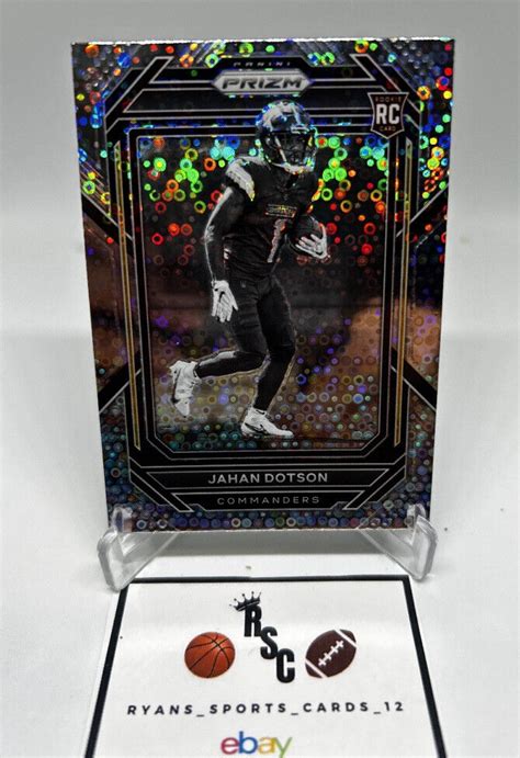 Jahan Dotson Silver Prizm Rookie Rc Negative No Huddle