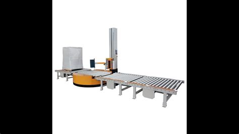 Innovative Conveyorized Stretch Wrapping Machine For Efficient Pallet