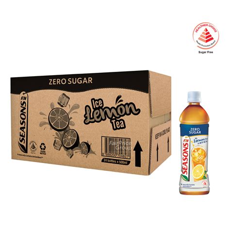 F N Seasons Bottle Drink Ice Lemon Tea Zero Sugar NTUC FairPrice