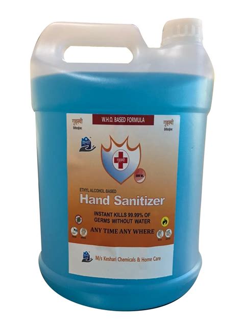 5 Litre Hand Sanitizer Alcohol Hand Sanitizer Alcohol Based Handrub