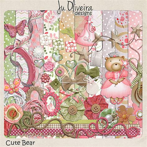 Cute Bear By Ju Oliveira Elo Produtos Especiais