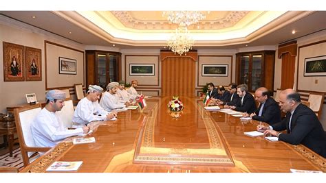 Oman Iran Discuss Cooperation In Various Areas Times Of Oman Times