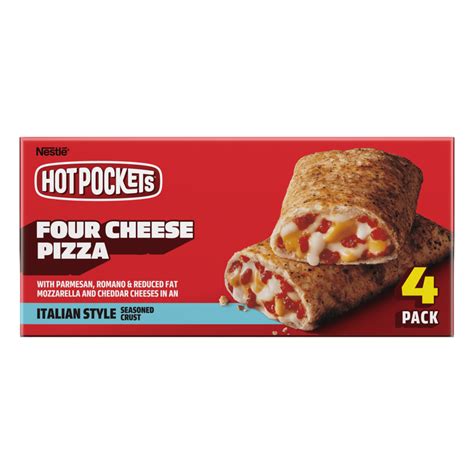 Hot Pockets Four Cheese Pizza 4ct Delivered In As Fast As 15 Minutes SNAP EBT Eligible Gopuff