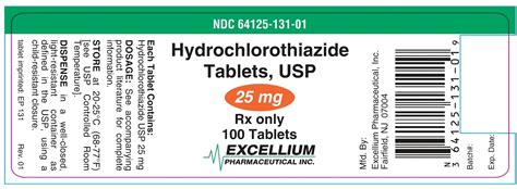 Hydrochlorothiazide Information, Side Effects, Warnings and Recalls