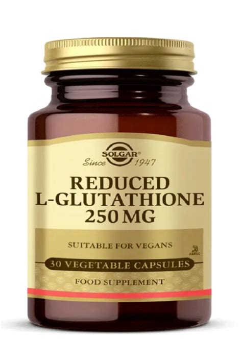 Solgar Reduced L Glutathione 250 Mg 30 Kapsül REDUKET GLUTATYON